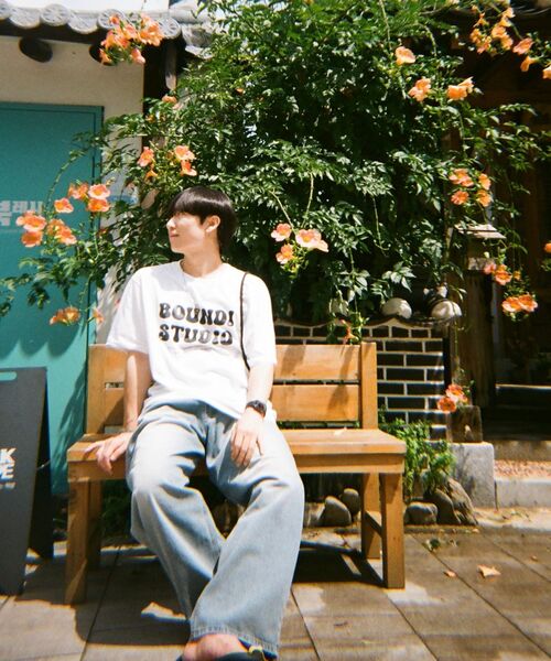 bounDary（バウンダリー）の「ソフトコットンオーバーフィットバウンディスタジオバンパルティ[ホワイト]（Tシャツ/カットソー・メンズ・その他・MEDIUM/LARGE/X-LARGE）」の12枚目の写真