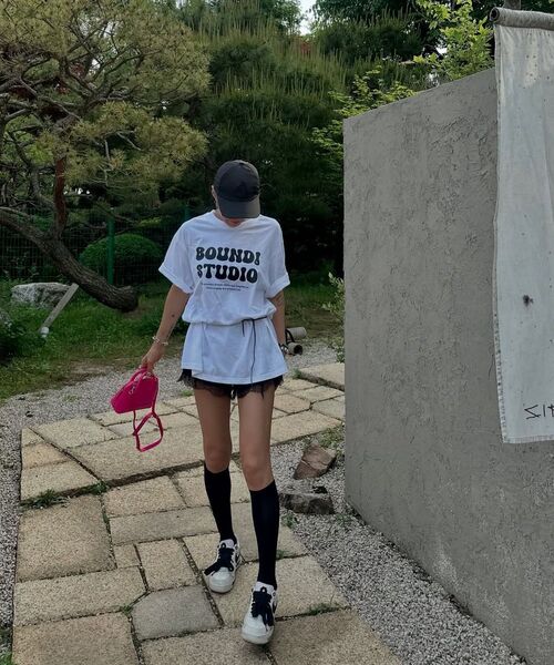 bounDary（バウンダリー）の「ソフトコットンオーバーフィットバウンディスタジオバンパルティ[ホワイト]（Tシャツ/カットソー・メンズ・その他・MEDIUM/LARGE/X-LARGE）」の14枚目の写真
