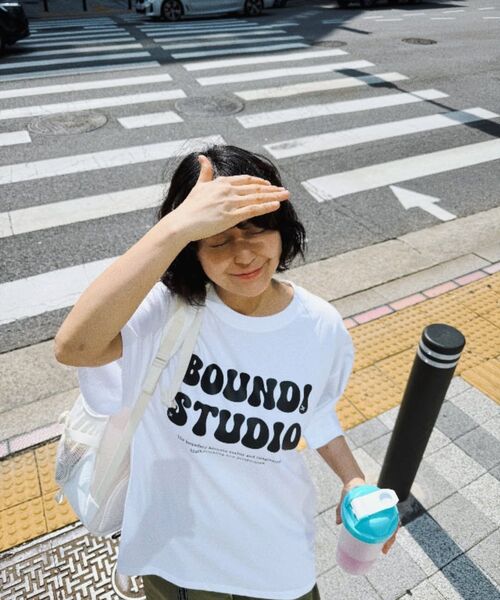 bounDary（バウンダリー）の「ソフトコットンオーバーフィットバウンディスタジオバンパルティ[ホワイト]（Tシャツ/カットソー・メンズ・その他・MEDIUM/LARGE/X-LARGE）」の16枚目の写真