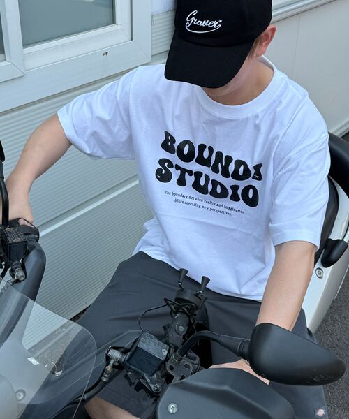 bounDary（バウンダリー）の「ソフトコットンオーバーフィットバウンディスタジオバンパルティ[ホワイト]（Tシャツ/カットソー・メンズ・その他・MEDIUM/LARGE/X-LARGE）」の10枚目の写真