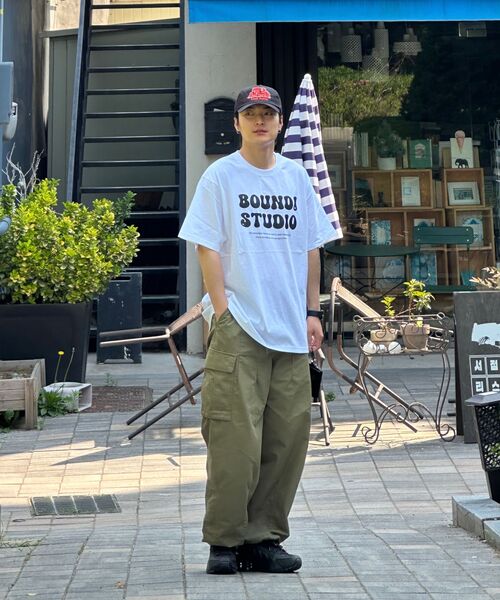 bounDary（バウンダリー）の「ソフトコットンオーバーフィットバウンディスタジオバンパルティ[ホワイト]（Tシャツ/カットソー・メンズ・その他・MEDIUM/LARGE/X-LARGE）」の11枚目の写真