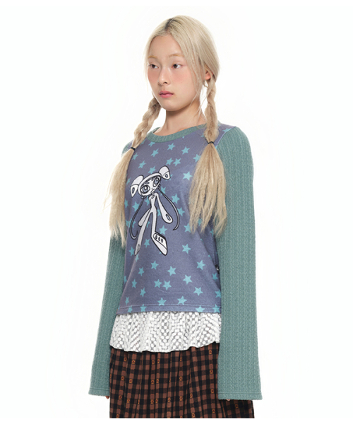youthbath（ユースバース）の「Twist Knit Long Sleeve Top_sage mint（Tシャツ/カットソー・レディース・その他・SMALL/MEDIUM）」の2枚目の写真