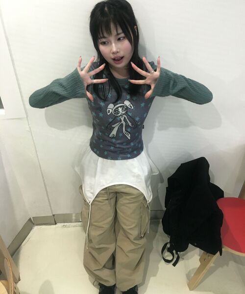 youthbath(ユースバース)の「Twist Knit Long Sleeve Top_sage mint(Tシャツ/カットソー・レディース・その他・SMALL/MEDIUM)」の6枚目の写真