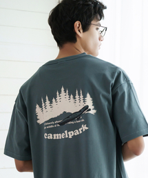 CAMEL WORK（キャメルワーク）の「カメルパーク 半袖Tシャツ（ディープグリーン）（Tシャツ/カットソー）」