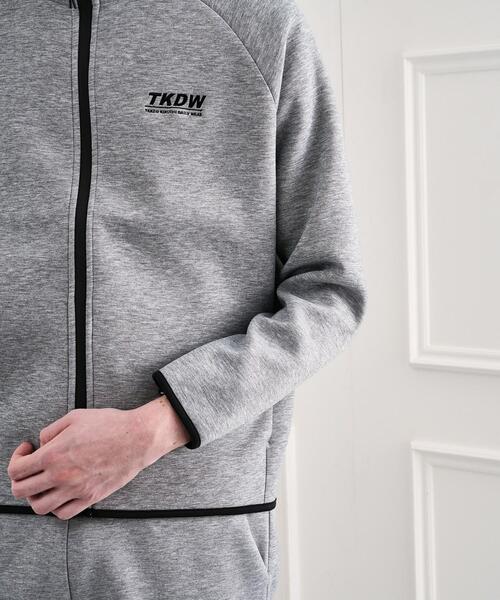 TAKEO KIKUCHI(タケオキクチ)の「TKDWダンボールニットブルゾン(ブルゾン・メンズ・グレー/ブラック・02/03)」の14枚目の写真