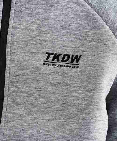 TAKEO KIKUCHI(タケオキクチ)の「TKDWダンボールニットブルゾン(ブルゾン・メンズ・グレー/ブラック・02/03)」の3枚目の写真