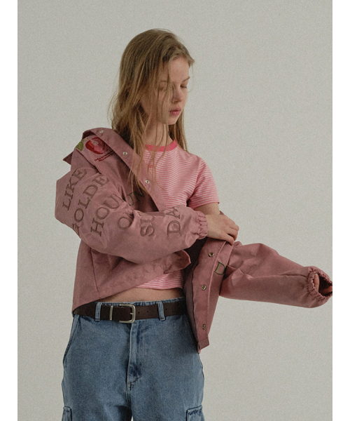SUNDAY FRUIT MARKET(サンデーフルーツマーケット)の「W) MINI SUN STRIPE TEE PINK(Tシャツ/カットソー・レディース・その他・SMALL/MEDIUM)」の10枚目の写真