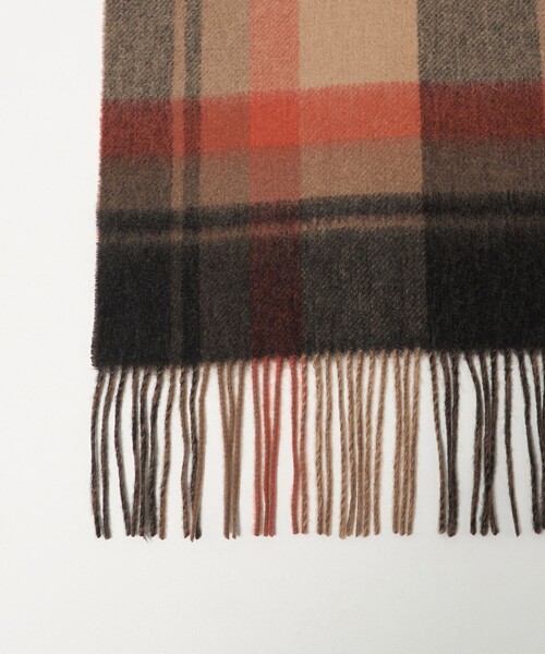 カシミヤ リバーシブル チェックマフラー（マフラー）｜UNITED ARROWS