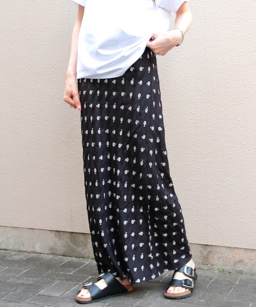 THE SHINZONE(ザ シンゾーン)の「THE SHINZONE/シンゾーン イリカジャカードスカート ILICA JACQUARD SKIRT 26SMSSK02(スカート・レディース・ブラック/ブルー・36)」の5枚目の写真