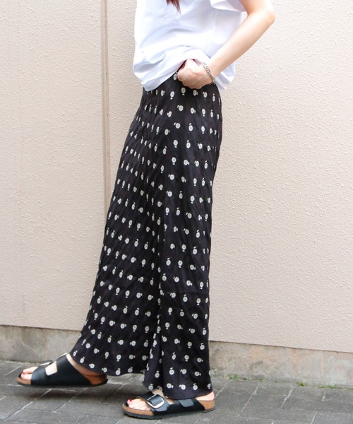THE SHINZONE(ザ シンゾーン)の「THE SHINZONE/シンゾーン イリカジャカードスカート ILICA JACQUARD SKIRT 26SMSSK02(スカート・レディース・ブラック/ブルー・36)」の6枚目の写真