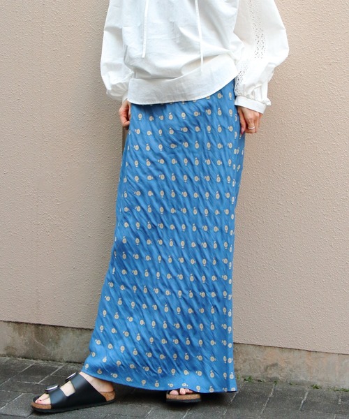 THE SHINZONE(ザ シンゾーン)の「THE SHINZONE/シンゾーン イリカジャカードスカート ILICA JACQUARD SKIRT 26SMSSK02(スカート・レディース・ブラック/ブルー・36)」の16枚目の写真