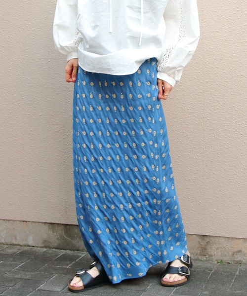 THE SHINZONE(ザ シンゾーン)の「THE SHINZONE/シンゾーン イリカジャカードスカート ILICA JACQUARD SKIRT 26SMSSK02(スカート・レディース・ブラック/ブルー・36)」の17枚目の写真