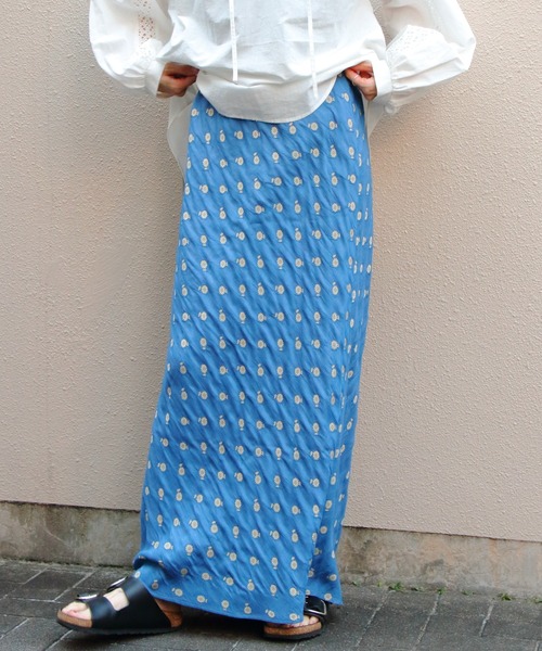 THE SHINZONE(ザ シンゾーン)の「THE SHINZONE/シンゾーン イリカジャカードスカート ILICA JACQUARD SKIRT 26SMSSK02(スカート・レディース・ブラック/ブルー・36)」の18枚目の写真