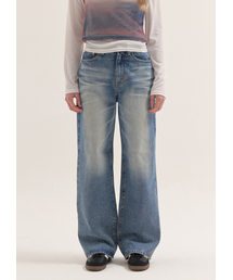 BUTTON UP（ボタンアップ）の「エンボワッシドワイドデニム（デニムパンツ）」