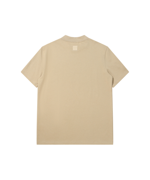 SOLEW（ソル）の「ALT クルーネック半袖Tシャツ_ベージュ（Tシャツ/カットソー・メンズ・その他・SMALL/MEDIUM/LARGE/X-LARGE）」の2枚目の写真