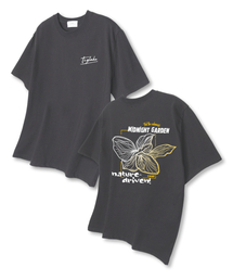 ミッドナイトガーデン オーバーサイズ 半袖Tシャツ ダークグレー