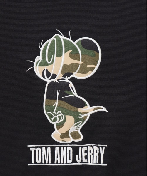 Tom&Jerry(トムアンドジェリー)の「【TOM&JERRY/トムとジェリー】リップルダンボール アップリケ&サガラ刺繍クルーネックトレーナー/ユニセックス(スウェット・レディース・ブラック/オフホワイト/アイボリー系/Black/オートミール/ブラウン・MEDIUM/LARGE)」の15枚目の写真