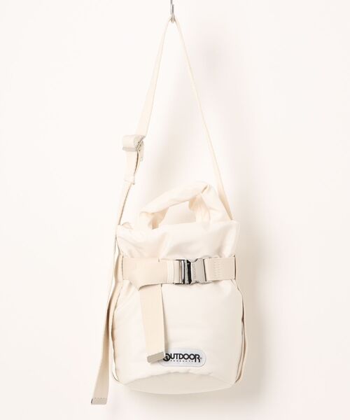 OUTDOOR PRODUCTS（アウトドアプロダクツ）の「【OUTDOOR PRODUCTS / アウトドアプロダクツ】2way Belt Tote ベルト ミニ トートバッグ（トートバッグ・レディース・アイボリー/ブラック/モカ・FREE）」の3枚目の写真