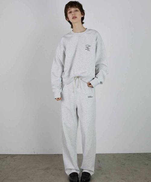 LA PEAU DE GEM（ラポドゥジェム）の「【LA PEAU DE GEM】leverage sweat/Leverageスウェット（スウェット・レディース・グレー/ネイビー・FREE）」の6枚目の写真