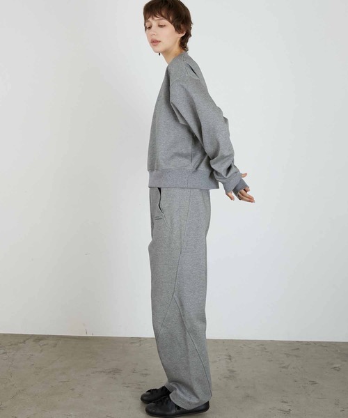 LA PEAU DE GEM（ラポドゥジェム）の「【LA PEAU DE GEM】leverage sweat/Leverageスウェット（スウェット・レディース・グレー/ネイビー・FREE）」の11枚目の写真