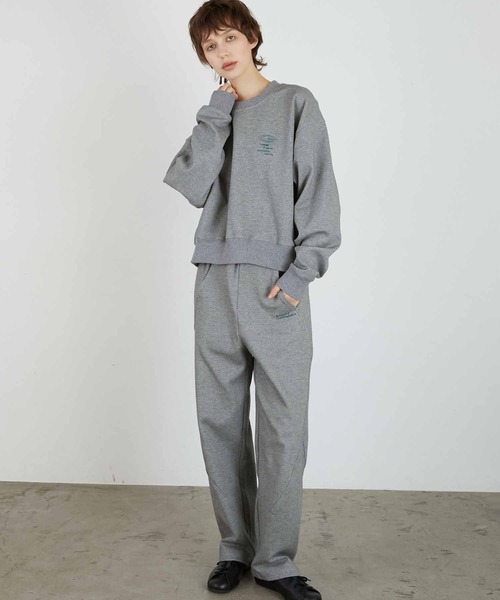 LA PEAU DE GEM（ラポドゥジェム）の「【LA PEAU DE GEM】leverage sweat/Leverageスウェット（スウェット・レディース・グレー/ネイビー・FREE）」の10枚目の写真