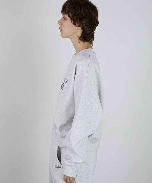 LA PEAU DE GEM（ラポドゥジェム）の「【LA PEAU DE GEM】leverage sweat/Leverageスウェット（スウェット・レディース・グレー/ネイビー・FREE）」の3枚目の写真