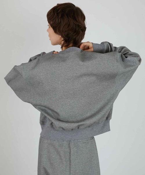 LA PEAU DE GEM（ラポドゥジェム）の「【LA PEAU DE GEM】leverage sweat/Leverageスウェット（スウェット・レディース・グレー/ネイビー・FREE）」の9枚目の写真