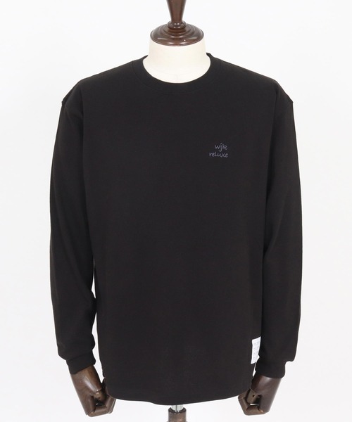 wjk reluxe(ダブルジェーケーリラックス)の「mlt5531-heavy oz LS tee ロングスリーブカットソー(WR26S-25)(Tシャツ/カットソー・メンズ・ホワイト/ブラック/スモークピンク・XL/L/M)」の17枚目の写真