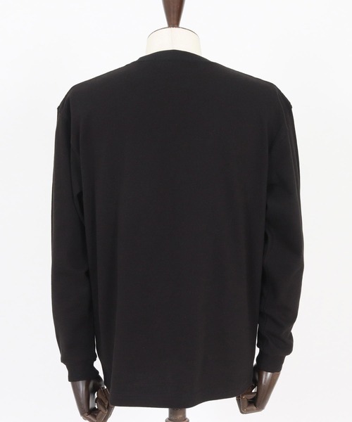 wjk reluxe(ダブルジェーケーリラックス)の「mlt5531-heavy oz LS tee ロングスリーブカットソー(WR26S-25)(Tシャツ/カットソー・メンズ・ホワイト/ブラック/スモークピンク・XL/L/M)」の18枚目の写真