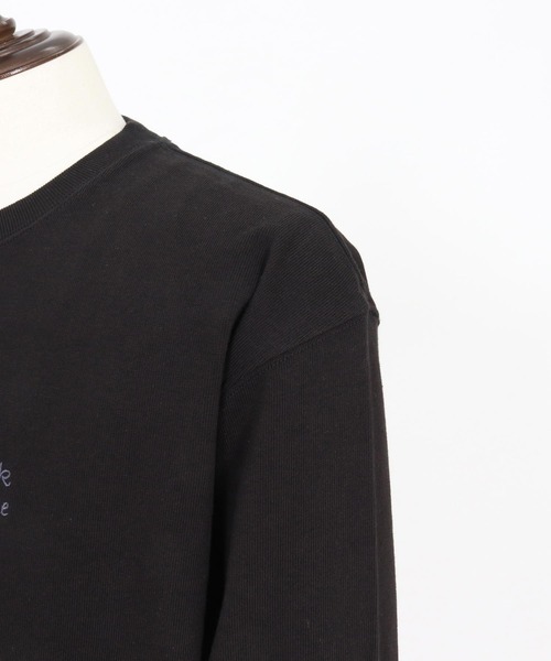 wjk reluxe(ダブルジェーケーリラックス)の「mlt5531-heavy oz LS tee ロングスリーブカットソー(WR26S-25)(Tシャツ/カットソー・メンズ・ホワイト/ブラック/スモークピンク・XL/L/M)」の20枚目の写真