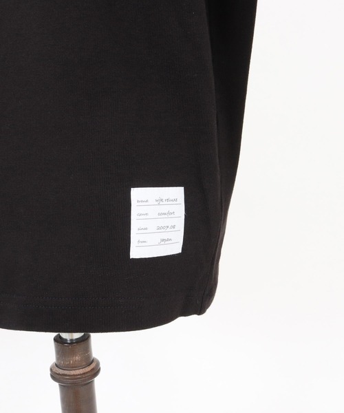 wjk reluxe(ダブルジェーケーリラックス)の「mlt5531-heavy oz LS tee ロングスリーブカットソー(WR26S-25)(Tシャツ/カットソー・メンズ・ホワイト/ブラック/スモークピンク・XL/L/M)」の22枚目の写真