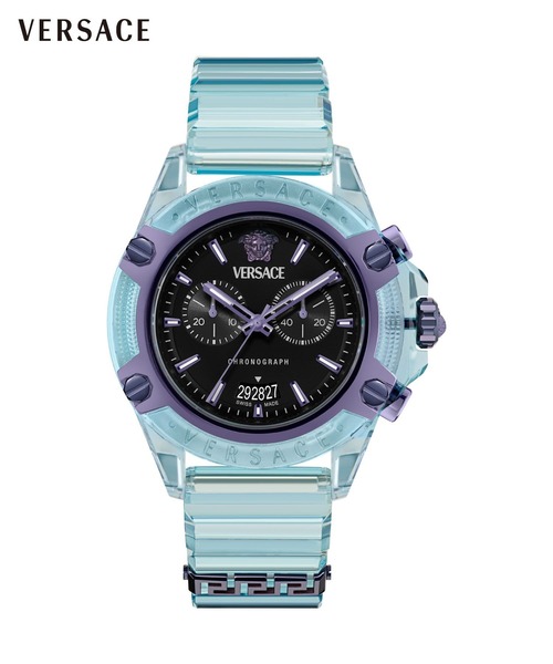 VERSACE(ヴェルサーチ)の「VERSACE/ヴェルサーチェ ICON ACTIVE 腕時計 VS-VE8P01225 メンズ(アナログ腕時計・メンズ・ブラック・FREE)」の1枚目の写真