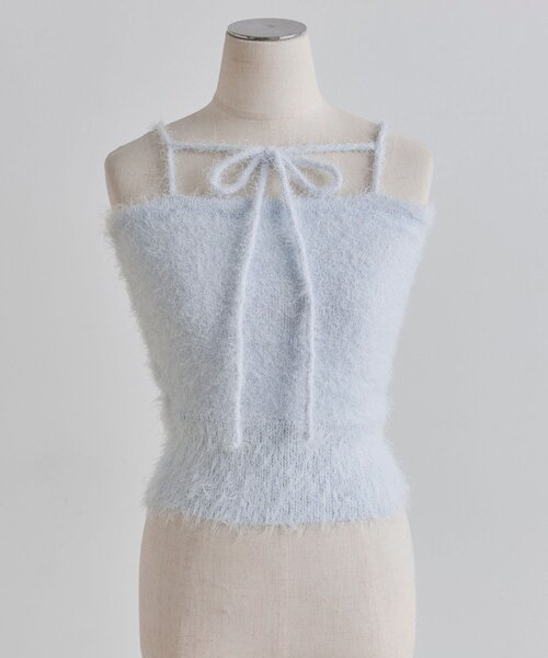 OLIVE des OLIVE（オリーブデオリーブ）の「spring color palette cami（キャミソール・レディース・イエロー/ピンク/オフホワイト/チャコールグレー/サックスブルー・FREE）」の19枚目の写真