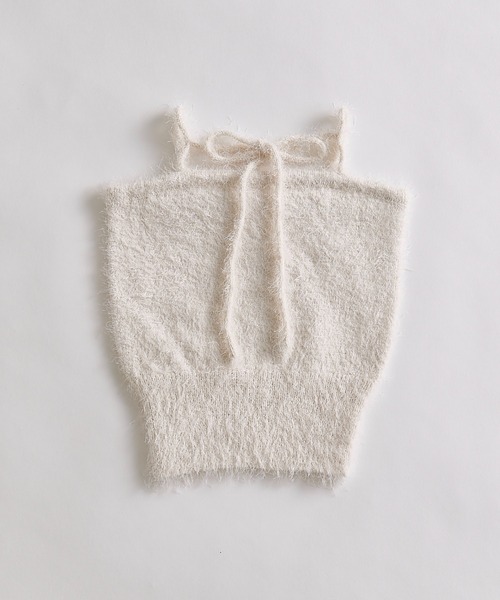 OLIVE des OLIVE（オリーブデオリーブ）の「spring color palette cami（キャミソール・レディース・イエロー/ピンク/オフホワイト/チャコールグレー/サックスブルー・FREE）」の2枚目の写真