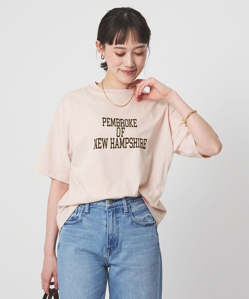 新品☆BEAUTY&YOUTH別注☆Championカットソー 別注】＜Champion＞プリント Tシャツ（Tシャツ/カットソー）｜Champion