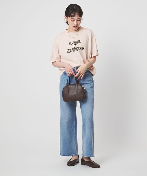 Champion(チャンピオン)の「【別注】<Champion>プリント Tシャツ(Tシャツ/カットソー・レディース・オフホワイト/ナチュラル/ブラック/ライトピンク・FREE)」の18枚目の写真