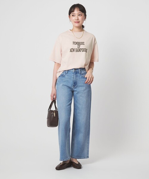 Champion(チャンピオン)の「【別注】<Champion>プリント Tシャツ(Tシャツ/カットソー・レディース・オフホワイト/ナチュラル/ブラック/ライトピンク・FREE)」の19枚目の写真