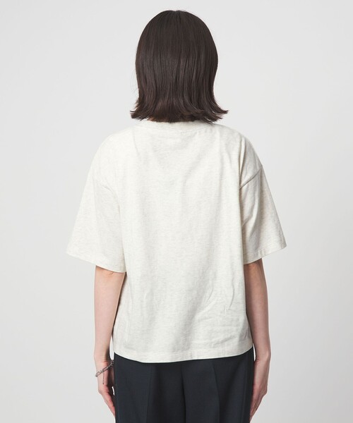 Champion(チャンピオン)の「【別注】<Champion>プリント Tシャツ(Tシャツ/カットソー・レディース・オフホワイト/ナチュラル/ブラック/ライトピンク・FREE)」の22枚目の写真