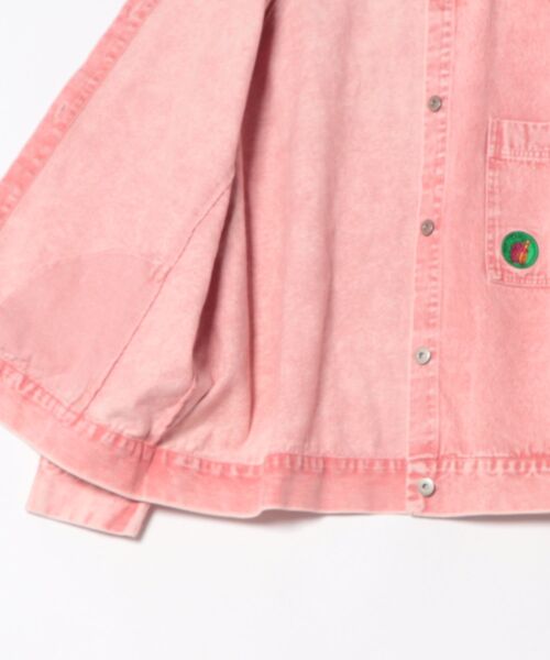 チチカカ（チチカカ）の「Orale! カラーデニムジャケット（デニムジャケット・レディース・ピンク/ブラック/ライトグリーン・FREE）」の10枚目の写真
