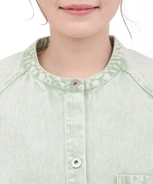 チチカカ（チチカカ）の「Orale! カラーデニムジャケット（デニムジャケット・レディース・ピンク/ブラック/ライトグリーン・FREE）」の20枚目の写真