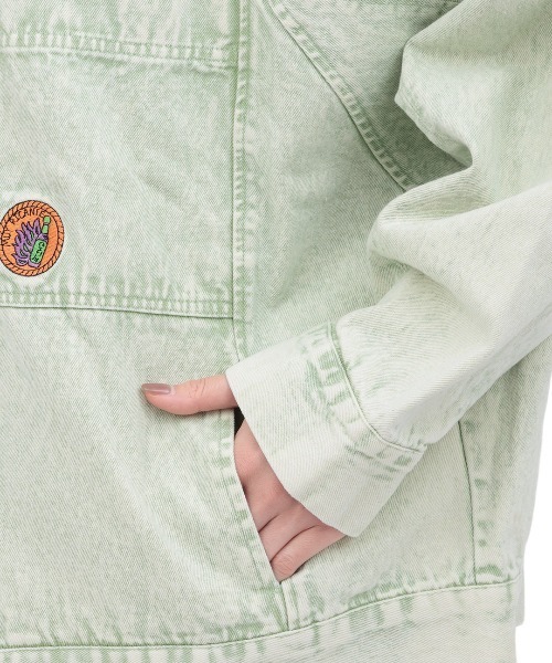 チチカカ（チチカカ）の「Orale! カラーデニムジャケット（デニムジャケット・レディース・ピンク/ブラック/ライトグリーン・FREE）」の22枚目の写真