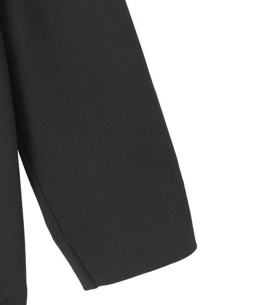 MELROSE claire（メルローズ クレール）の「【MELROSE CLAIRE noir】入卒園式・卒入学式・カットジョーゼットVジャケット（セットアップ可）（ノーカラージャケット・レディース・ダークネイビー/ブラック・4/3/2）」の11枚目の写真