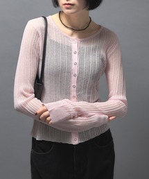 leimn（レイムン）の「シアーリブカーディガン（カーディガン/ボレロ）」