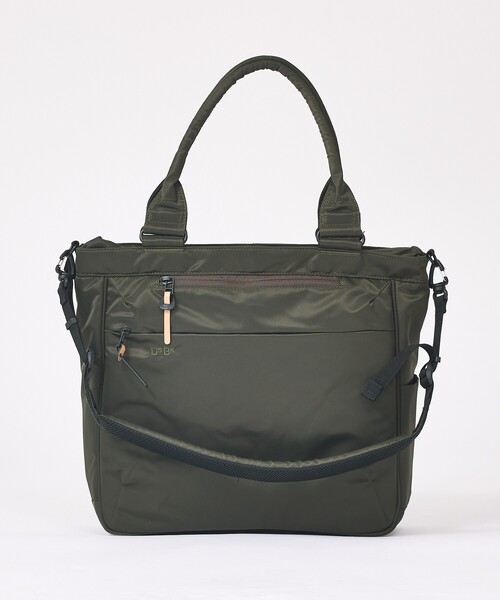 ABAHOUSE（アバハウス）の「【DsBk / ディーエスビーケー】SquareSmartTOTE/スクエアスマートトート/撥水加工トート/ユニセックス（トートバッグ・メンズ・ネイビー/グレー/ブラック/カーキ・フリー）」の4枚目の写真