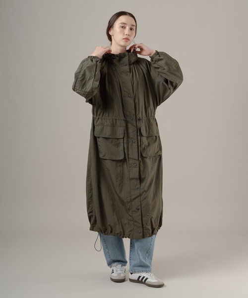 Levi's（リーバイス）の「Levi's/リーバイス SIMONE ロング バブル パーカー（ミリタリージャケット・レディース・グリーン・XS/S/M）」の11枚目の写真