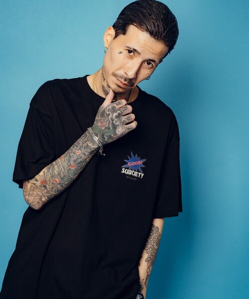 Subciety(サブサエティ)の「Addict tee(Tシャツ/カットソー・メンズ・ブラック/ホワイト/パープル・SMALL/MEDIUM/LARGE/X-LARGE/XX-LARGE)」の16枚目の写真