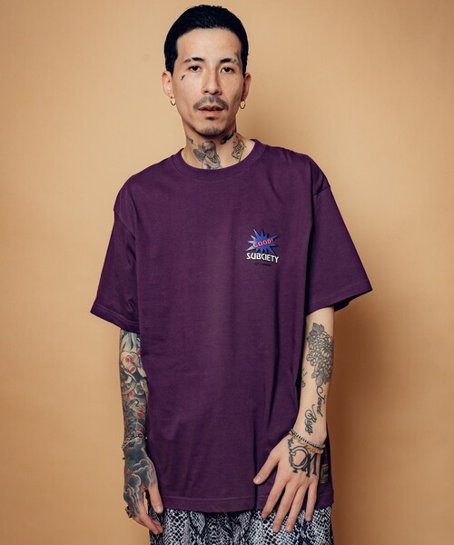 Subciety(サブサエティ)の「Addict tee(Tシャツ/カットソー・メンズ・ブラック/ホワイト/パープル・SMALL/MEDIUM/LARGE/X-LARGE/XX-LARGE)」の11枚目の写真