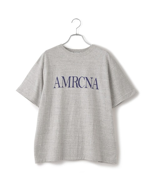 AMERICANA（アメリカーナ）の「【Americana（アメリカーナ）】ラフィー丸胴 プリントT / センターロゴ（Tシャツ/カットソー・レディース・ホワイト/グレー系その他・FREE）」の21枚目の写真