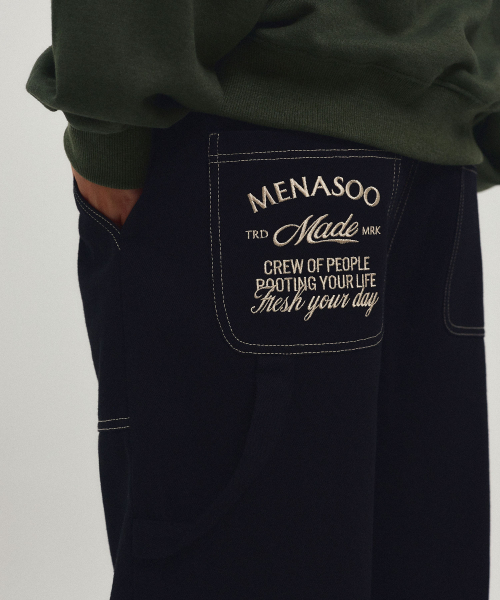 MENASOO(ミナス)の「Washing Cotton Work Pants_Black(その他パンツ・レディース・ブラック・1/2)」の6枚目の写真