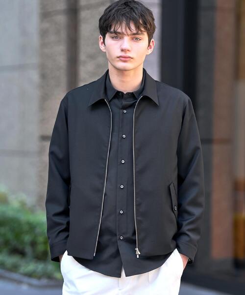 DRESSTERIOR(ドレステリア)の「【ウォッシャブル】ウールハリントン ジャケット(ブルゾン・メンズ・ブラウン系その他/ブラック・90/92/91)」の22枚目の写真